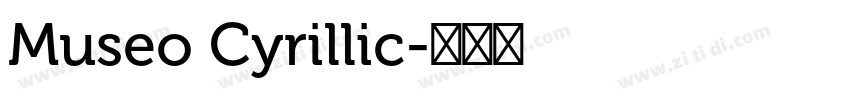 Museo Cyrillic字体转换